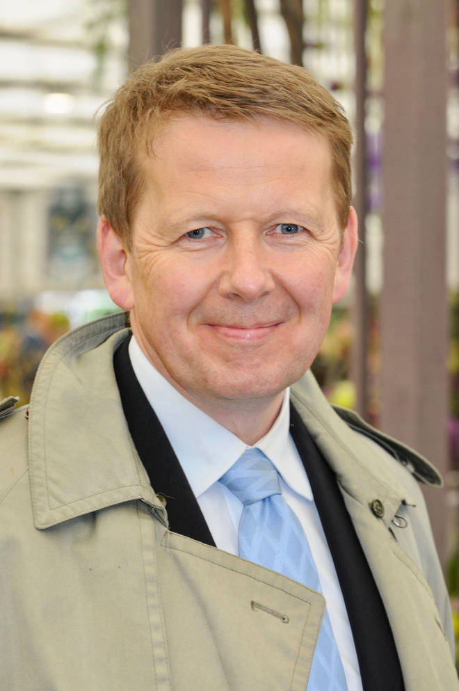 Bill Turnbull at the RHS Chelsea Flower Show in Chelsea, London