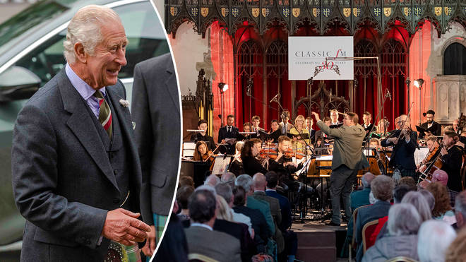 Η Αυτού Βασιλική Υψηλότητα, ο Πρίγκιπας Κάρολος, Δούκας του Rothesay, παρευρίσκεται σε μια συναυλία για τον εορτασμό των 30 χρόνων Classic FM