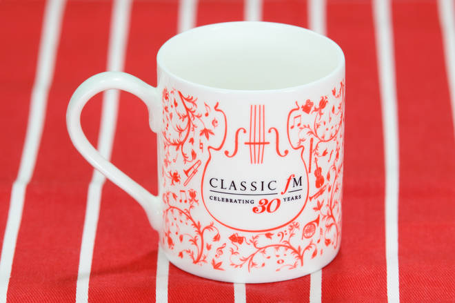 Classic FM’s limited edition mug, celebrating 30 years of the nation’s favourite classical music station.