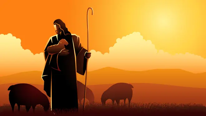 The hymn ‘The Lord’s my Shepherd’ describes God as a shepherd, protecting his ‘flock’