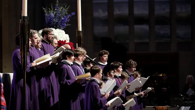 'Miserere mei, Deus' during a free concert in solidarity with Notre Dame de Paris at Grace Cathedral in San Francisco