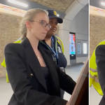 Organist, Anna Lapwood, performs the Handel aria with soprano, and security guard, Marcella