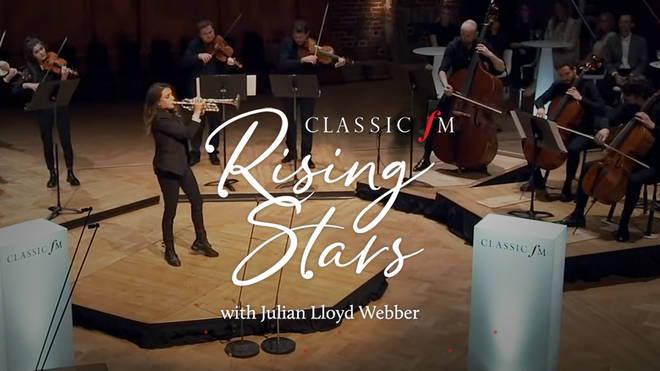 Lucienne Renaudin Vary plays with the 12 Ensemble at Classic FM's Rising Stars with Julian Lloyd Webber, October 2021