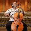 Abel Selaocoe plays cello for Classic FM on stage at the Southbank Centre in London