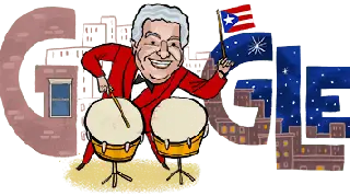 Tito Puente is honoured in today’s Google Doodle, marking US Hispanic Heritage Month