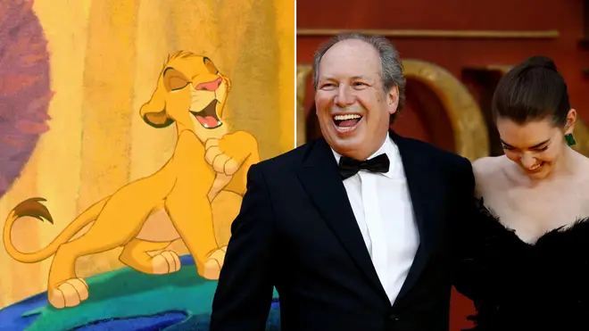 Hans Zimmer and his daughter Zoë at the 2019 premiere of ‘The Lion King’