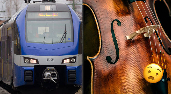 Drunk man throws two cellos and a viola off a train