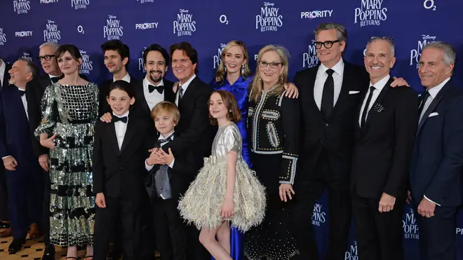 The cast of 'Mary Poppins Returns' at the European Premiere - VIP Arrivals