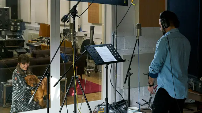 Tenor Alfie Boe rehearses for the Animal Requiem concert