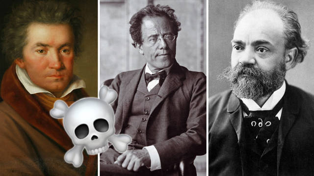 Beethoven, Mahler and Dvorak all died after writing their Ninth Symphony