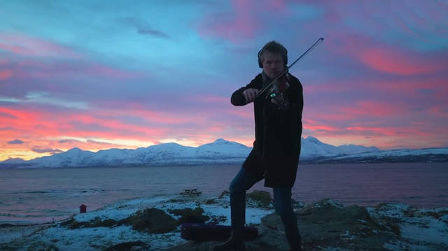 Henning Kraggerud plays in the Arctic