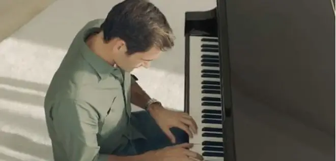 Roger Federer learned the piano as a child