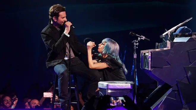 Bradley Cooper and Lady Gaga sing 'Shallow' at Park MGM, Las Vegas
