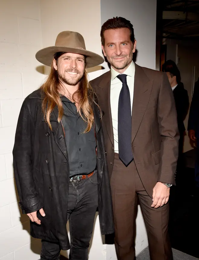 Bradley Cooper and Lukas Nelson attend 'A Star Is Born' Premiere