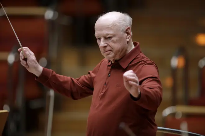 Bernard Haitink rehearses for a concert in Germany