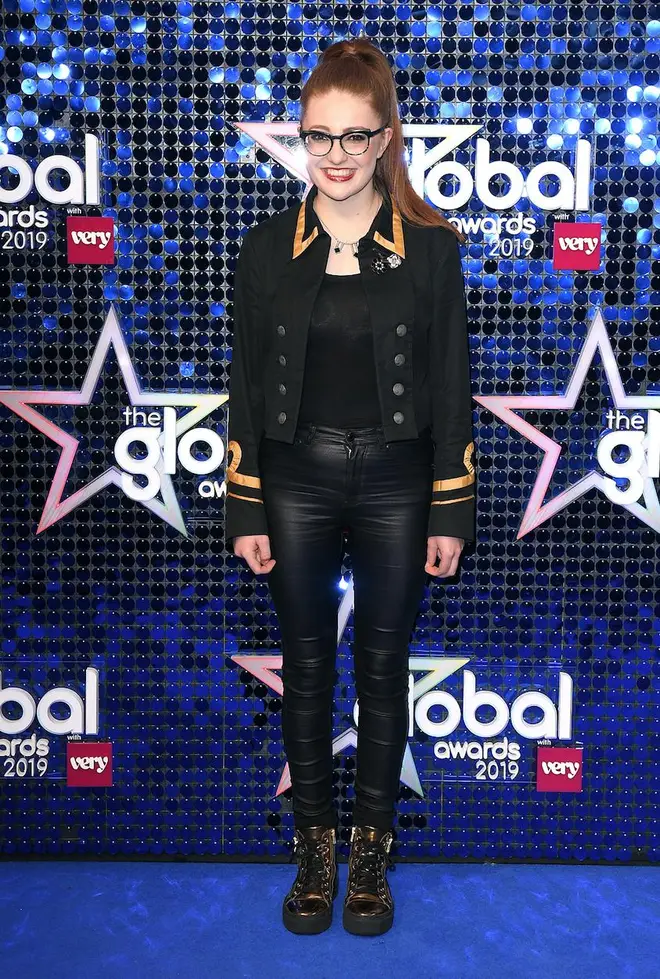 Jess Gillam arrives at The Global Awards 2019 with Very.co.uk