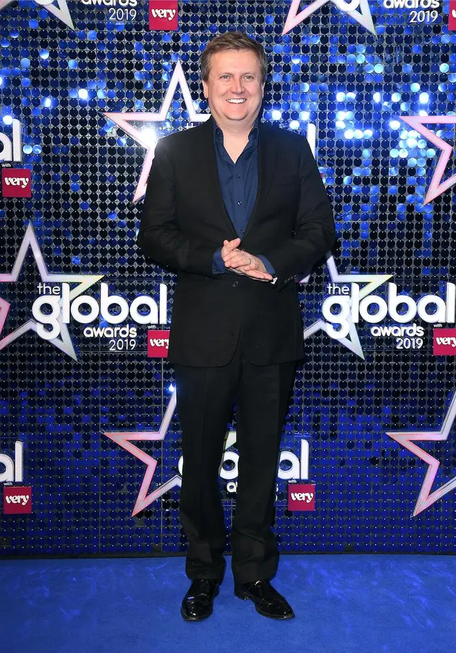 Aled Jones arrives at The Global Awards 2019 with Very.co.uk