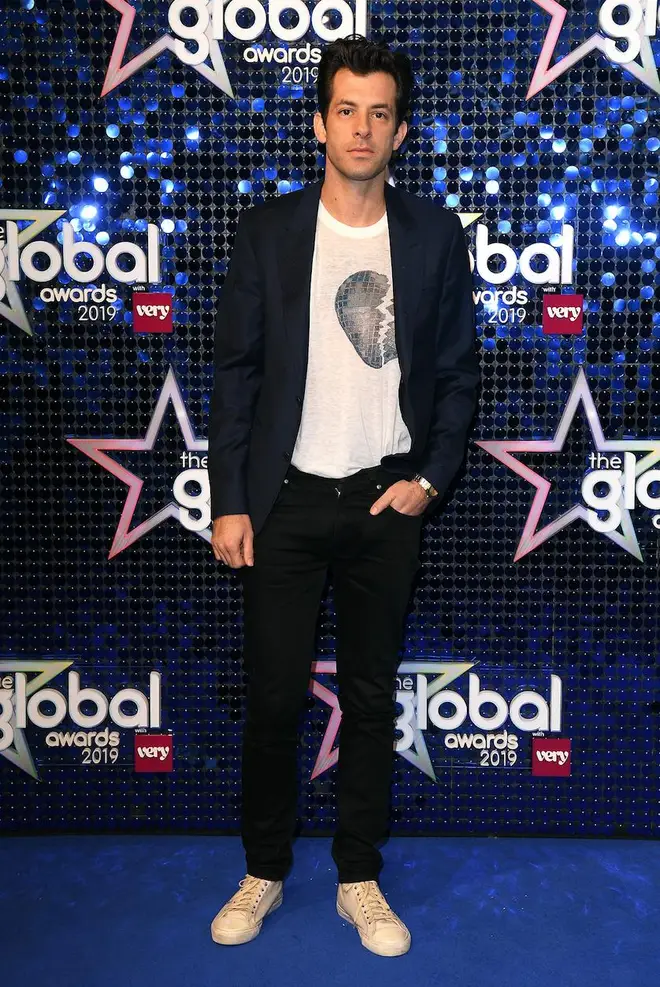 Mark Ronson arrives at The Global Awards 2019 with Very.co.uk