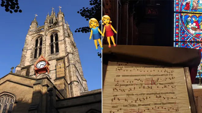 This women’s choir are performing a rare Medieval service