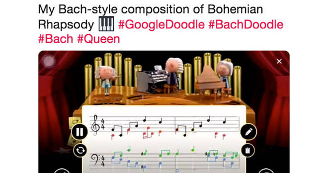 bach google doodle