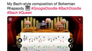 Bach Google Doodle compositions
