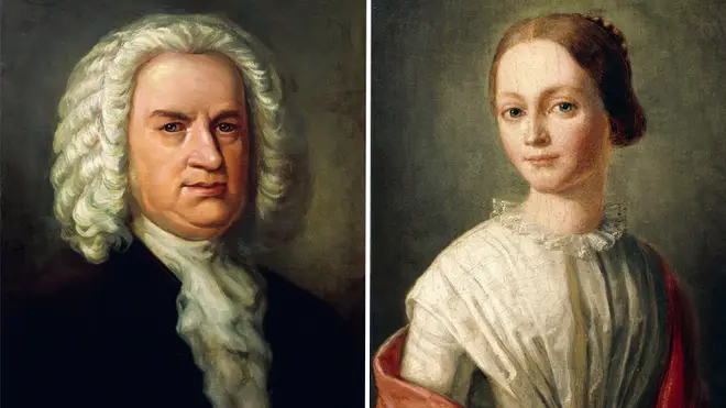 Composers Bach and Schumann