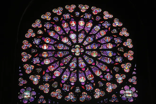 Notre-Dame de Paris cathedral southern rose window