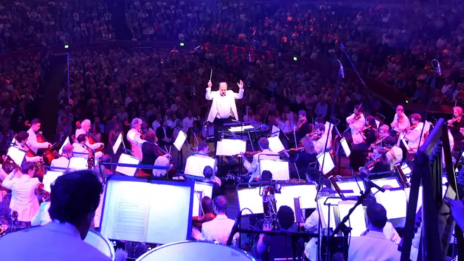 Outstanding views from the stage of the Royal Albert Hall
