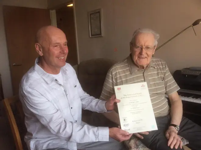 89-year-old man passes piano exam