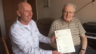 89-year-old man passes piano exam