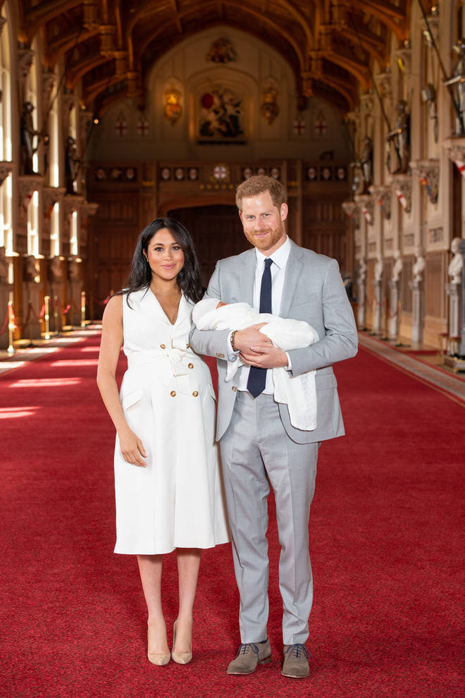 Duke and Duchess of Sussex introduce their baby boy