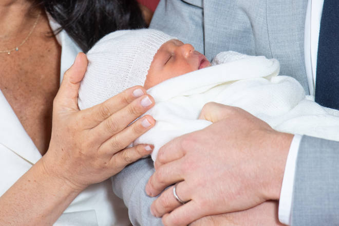 Harry & Meghan Archie Duke & Duchess Royal Family Baby Boy Jumbo Fridge Magnet 