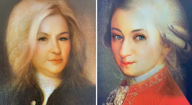 Bach and Mozart – through the new gender-swapping Snapchat filter