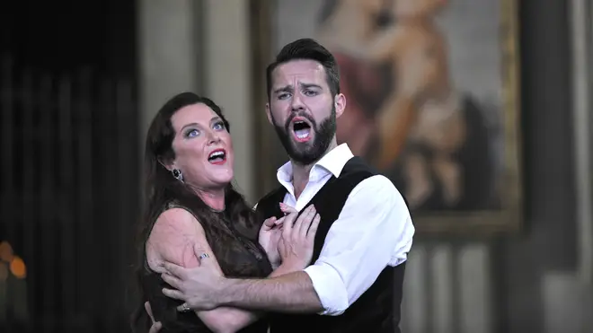 Sinead Campbell-Wallace and Adam Smith starred in the ENO’s latest production of Tosca