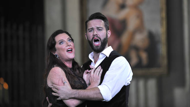 Sinead Campbell-Wallace and Adam Smith starred in the ENO’s latest production of Tosca