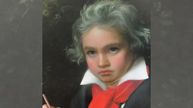 Beethoven Snapchat baby filter