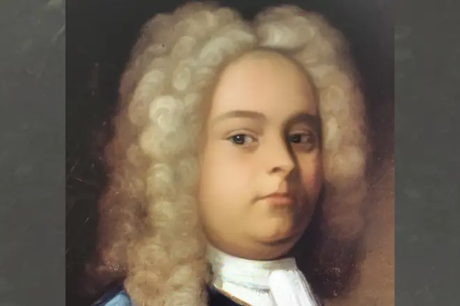 Handel through the Snapchat baby filter