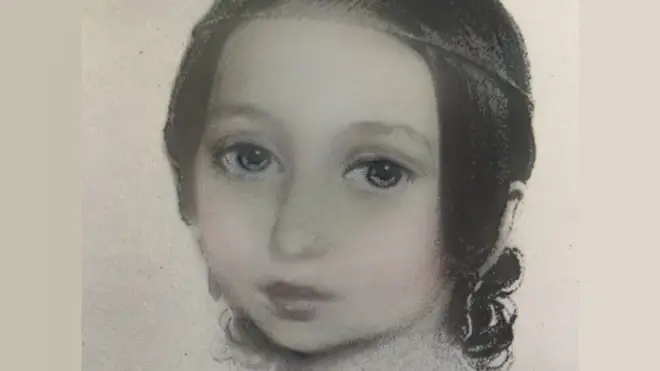 Clara Schumann through the Snapchat baby filter