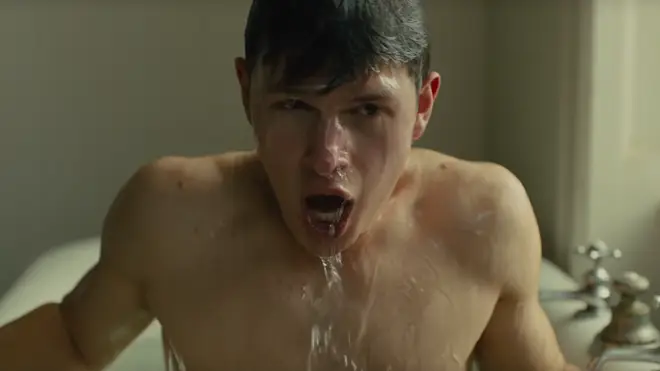 Ansel Elgort plays the older Theo in The Goldfinch