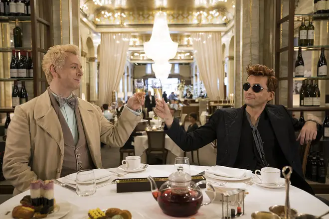 David Tennant stars as the demon in Good Omens Amazon Prime TV series