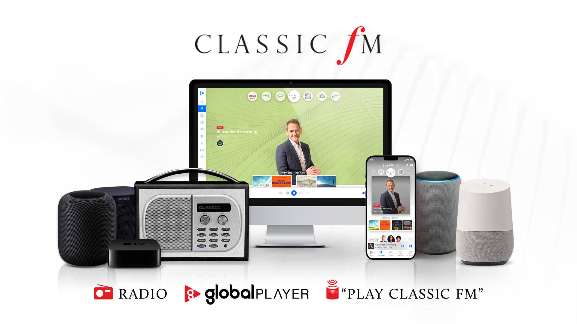 Bærbar Goodwill videnskabelig How to listen to Classic FM - Classic FM