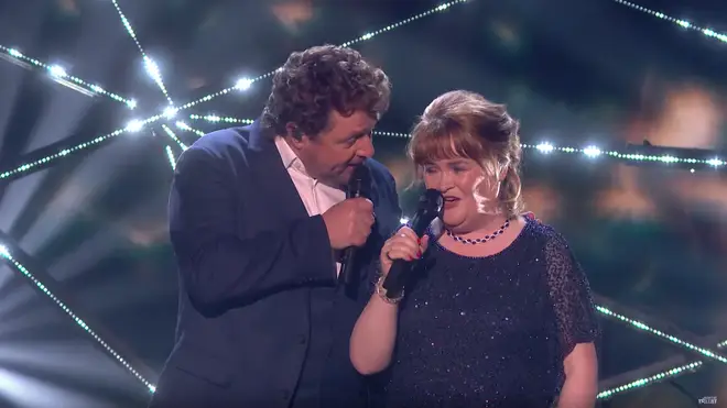 Michael Ball and Susan Boyle on Britain's Got Talent