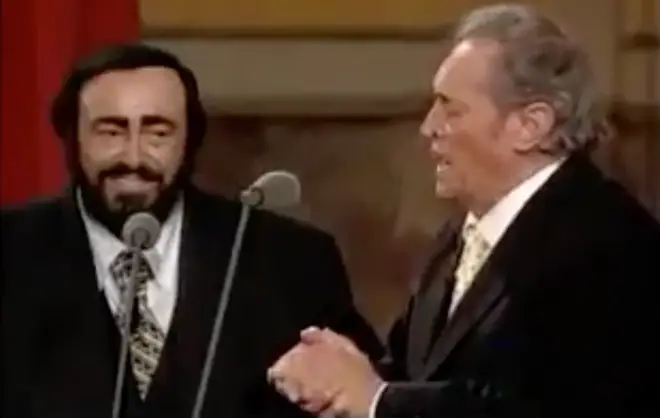 Luciano and Fernando Pavarotti