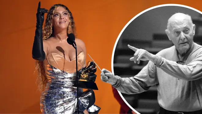 Beyoncé and conductor Sir Georg Solti