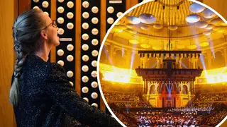 Anna Lapwood performs the Star Wars finale with the Bournemouth Symphony Orchestra at the Royal Albert Hall
