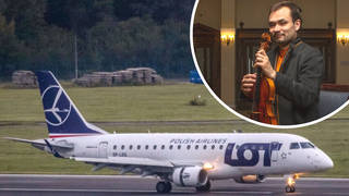 LOT airlines refused entry to Polish violinist, Janusz Wawrowski