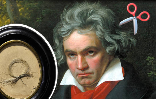 Ludwig van Beethoven composer's hair auctioned at Sotheby's