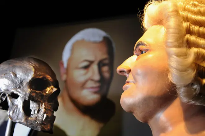 Reconstruction of Bach's face