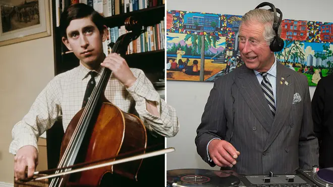 The young heir to the throne was a keen cellist, taking this love of music into his Royal duties