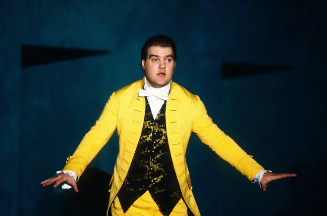 Bryn Terfel as Figaro in ‘The Marriage of Figaro’ at ENO at the London Coliseum in 1991